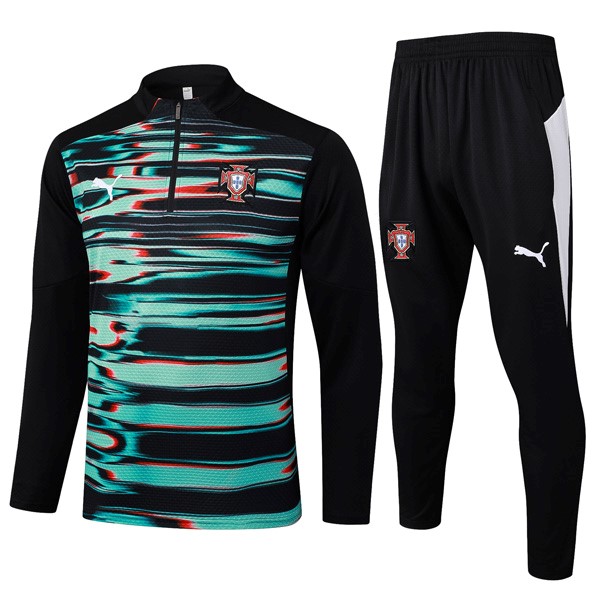 Sudadera De Training Portugal 2025-2026 Verde Negro 5